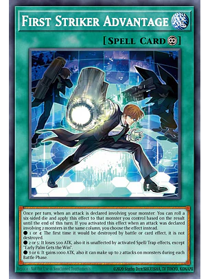 First Striker Advantage - BLGG-EN048 - Ultra Rare 1st Edition
