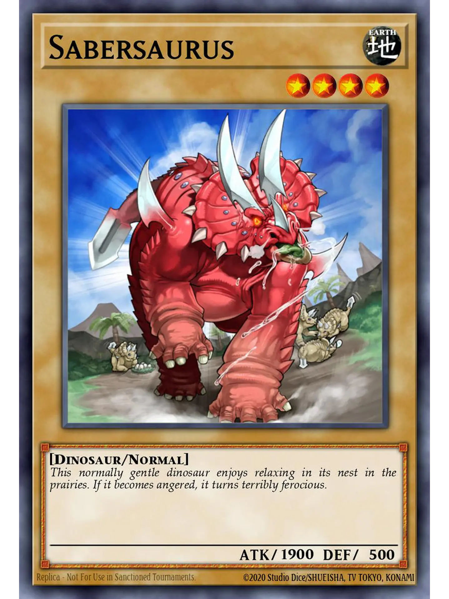 Sabersaurus - BLGG-EN052 - Ultra Rare 1st Edition 1