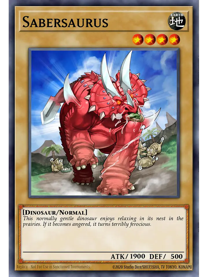 Sabersaurus - BLGG-EN052 - Ultra Rare 1st Edition 1