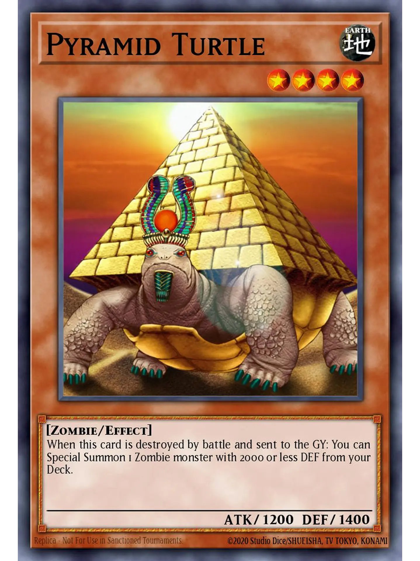 Pyramid Turtle - BLGG-EN053 - Ultra Rare 1st Edition 1