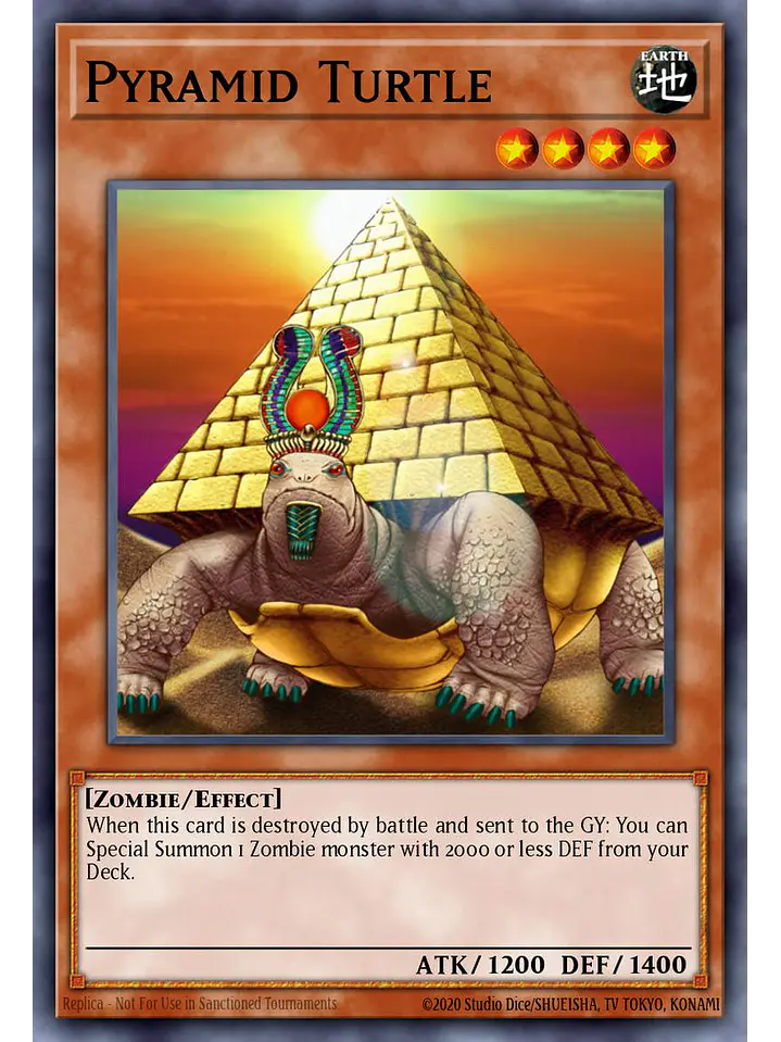 Pyramid Turtle - BLGG-EN053 - Ultra Rare 1st Edition 1