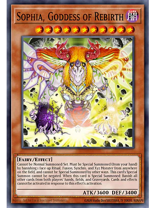 Sophia, Goddess of Rebirth - BLGG-EN056 - Ultra Rare 1st Edition