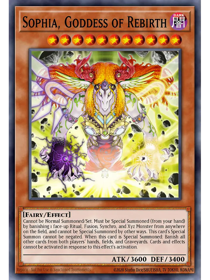 Sophia, Goddess of Rebirth - BLGG-EN056 - Ultra Rare 1st Edition 1