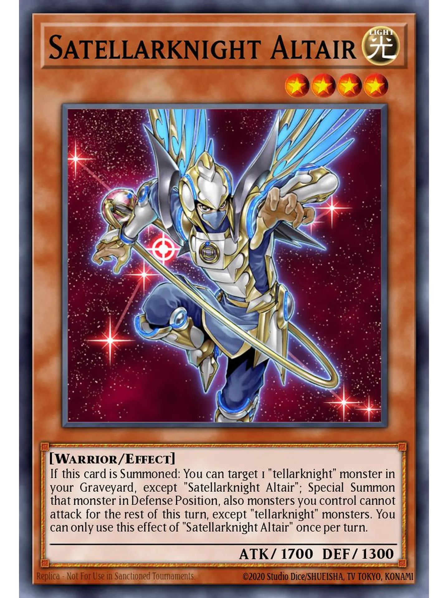 Satellarknight Altair - BLGG-EN060 - Secret Rare 1st Edition 1