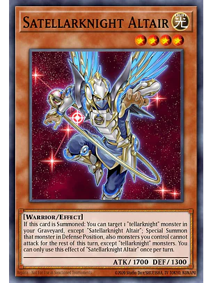 Satellarknight Altair - BLGG-EN060 - Secret Rare 1st Edition