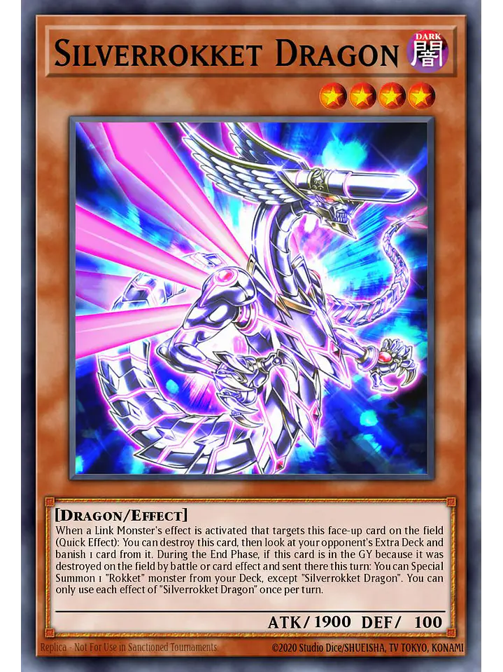 Silverrokket Dragon - BLGG-EN072 - Ultra Rare 1st Edition 1
