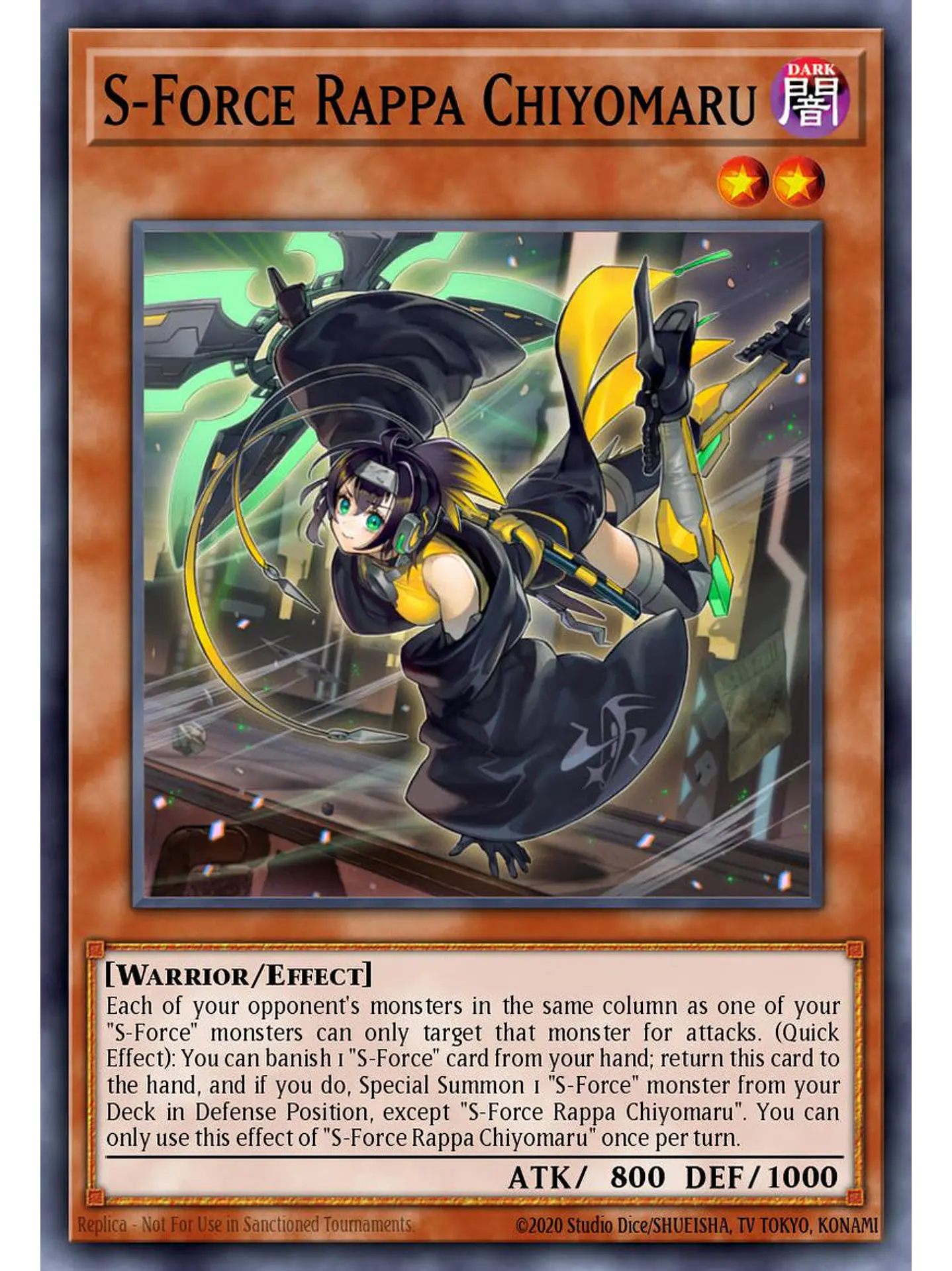 S-Force Rappa Chiyomaru - BLGG-EN077 - Ultra Rare 1st Edition 1