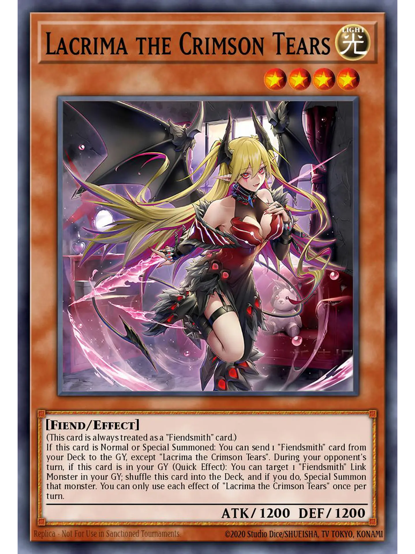 Lacrima the Crimson Tears - BLGG-EN081 - Ultra Rare 1st Edition 1