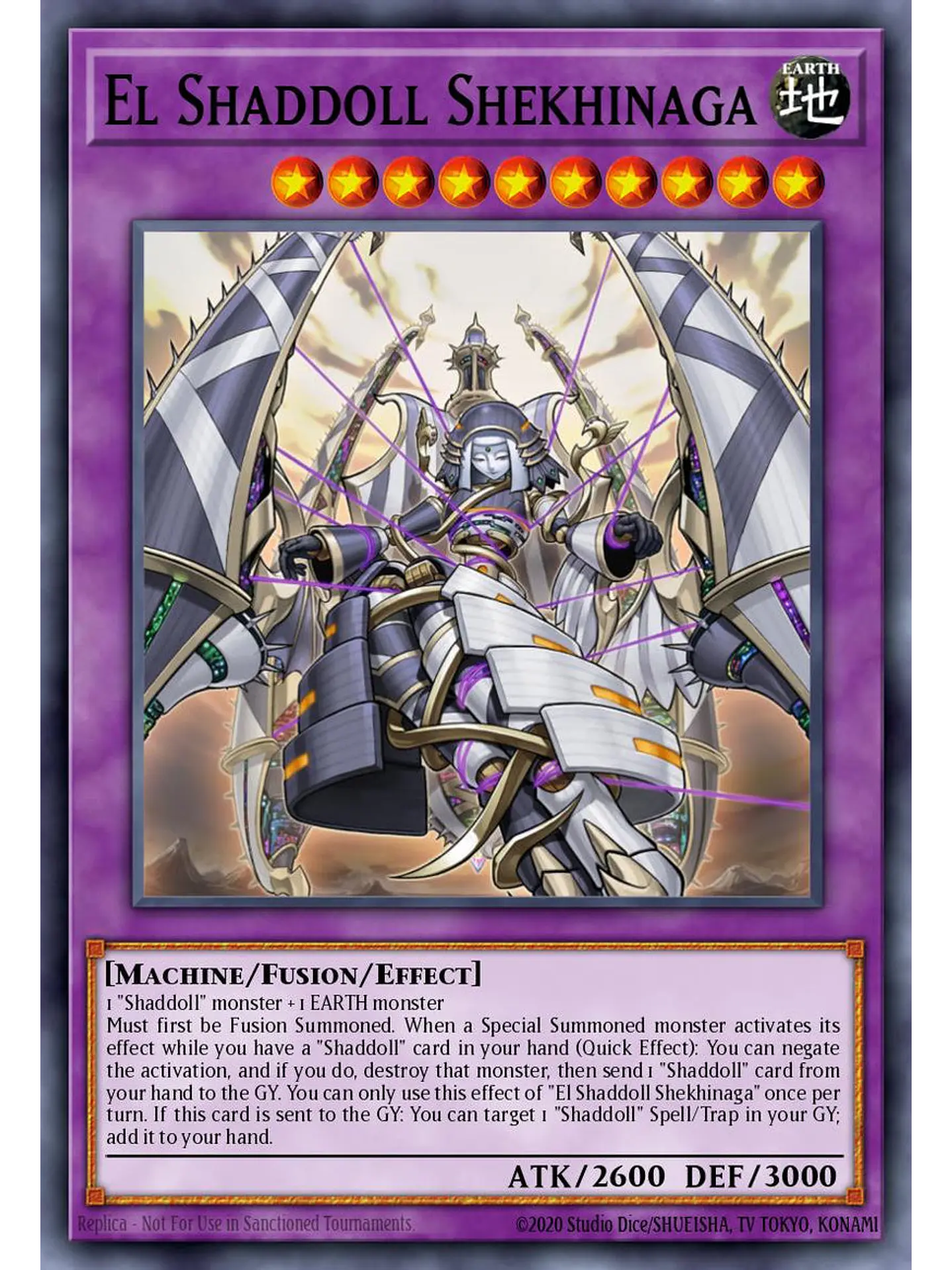 El Shaddoll Shekhinaga - BLGG-EN082 - Ultra Rare 1st Edition 1