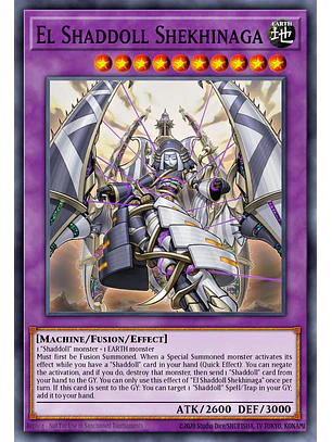 El Shaddoll Shekhinaga - BLGG-EN082 - Ultra Rare 1st Edition