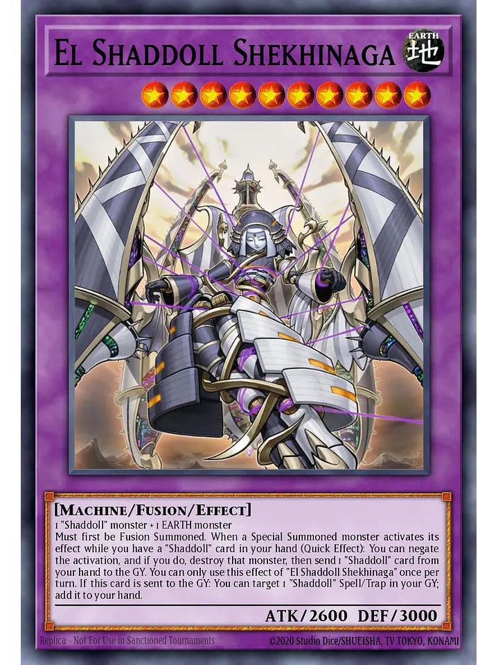 El Shaddoll Shekhinaga - BLGG-EN082 - Ultra Rare 1st Edition 1