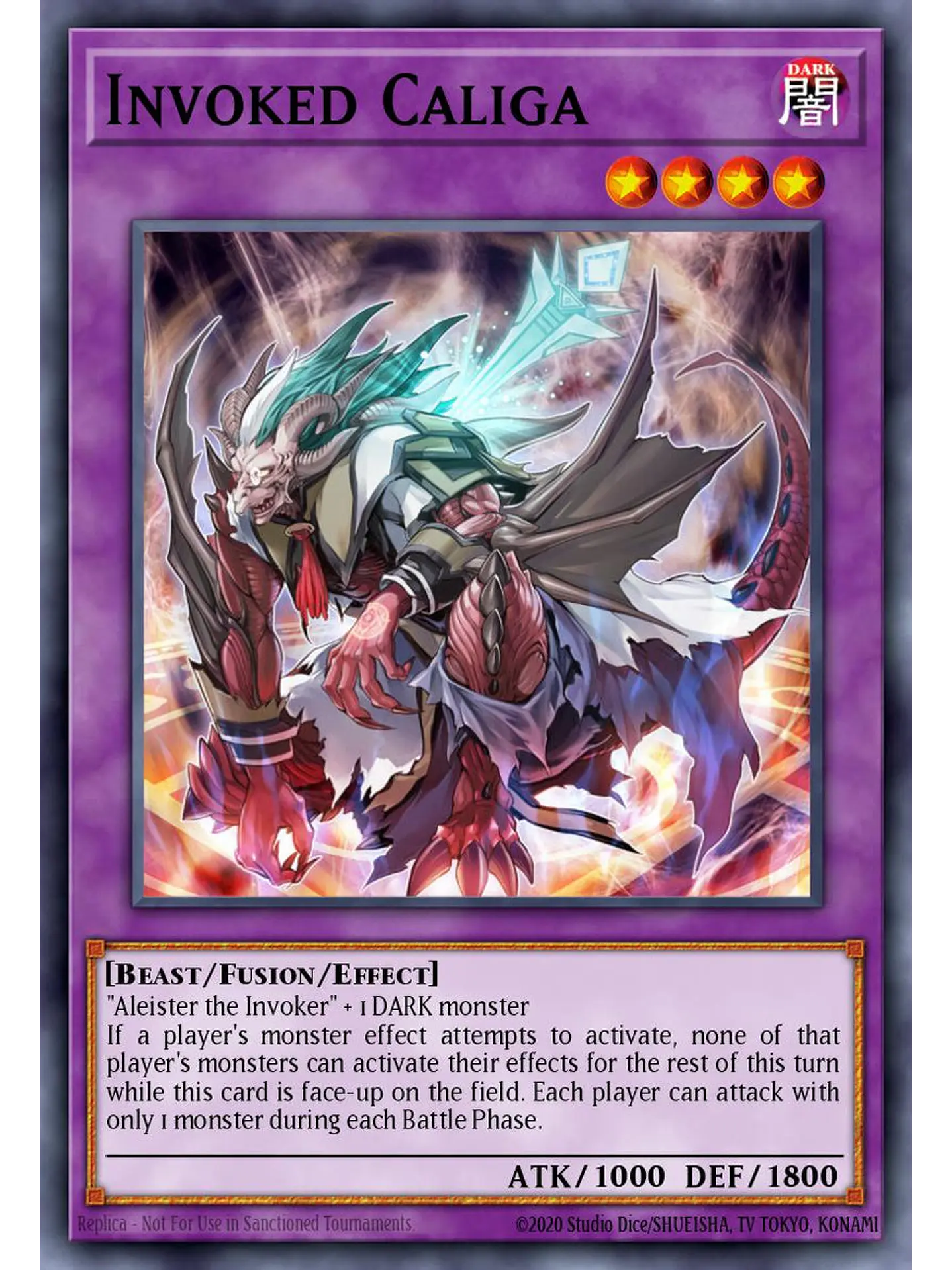 Invoked Caliga - BLGG-EN084 - Ultra Rare 1st Edition 1