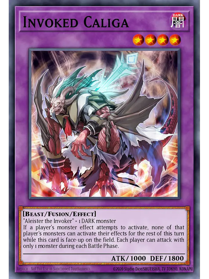 Invoked Caliga - BLGG-EN084 - Ultra Rare 1st Edition 1