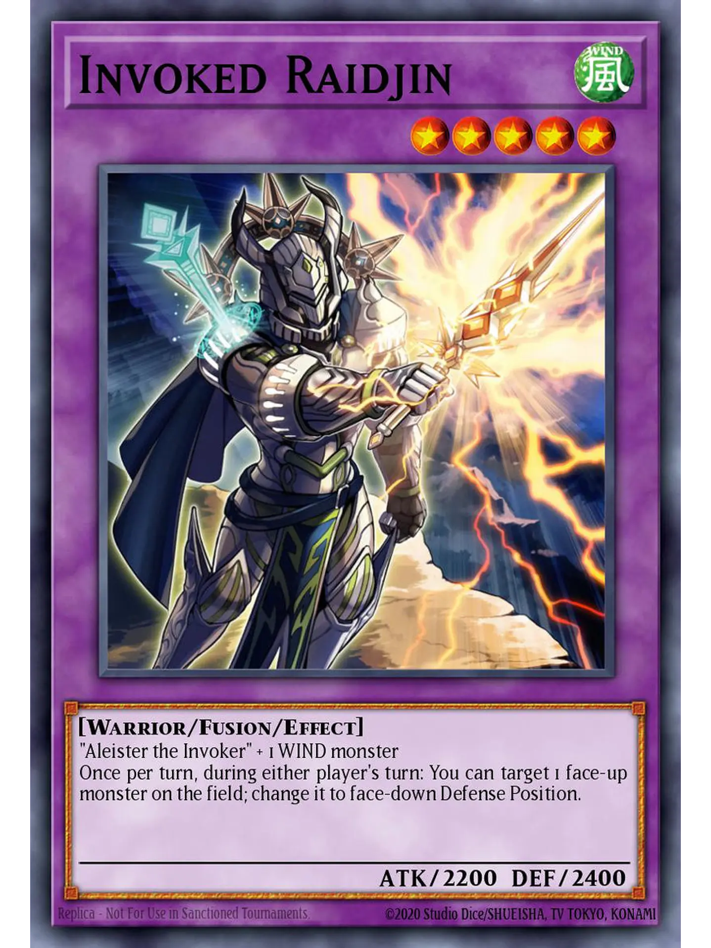 Invoked Raidjin - BLGG-EN085 - Ultra Rare 1st Edition 1
