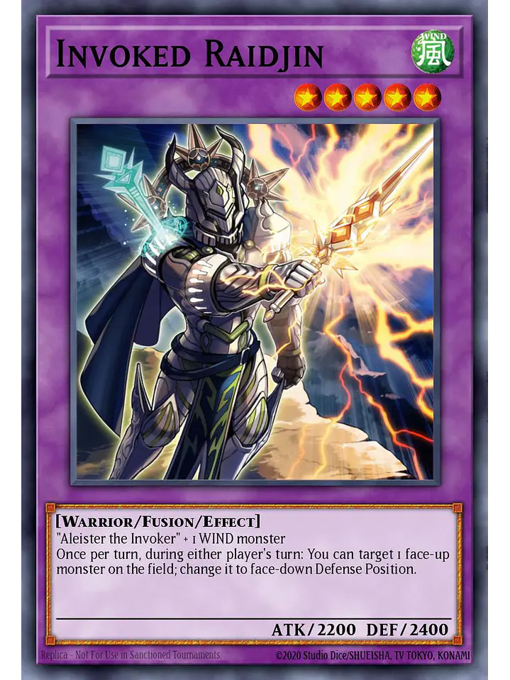 Invoked Raidjin - BLGG-EN085 - Ultra Rare 1st Edition 1