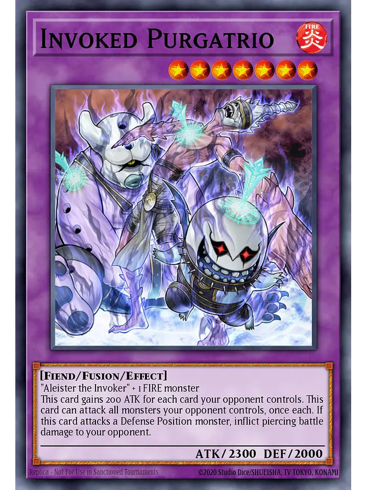 Invoked Purgatrio - BLGG-EN086 - Ultra Rare 1st Edition 1