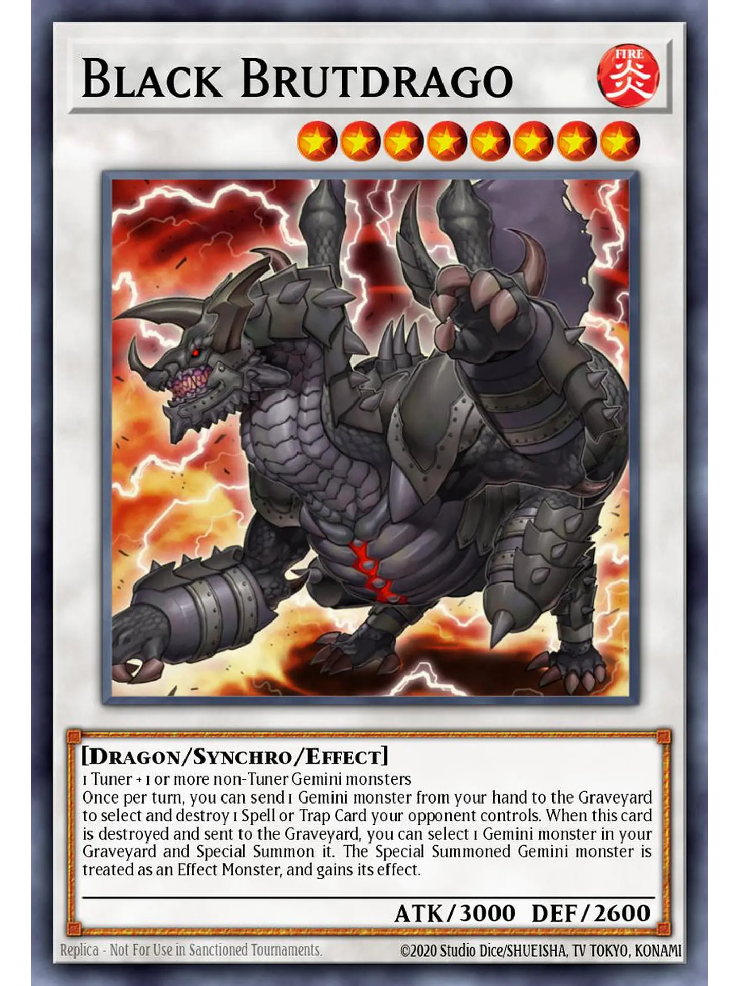 Black Brutdrago - BLGG-EN089 - Ultra Rare 1st Edition 1