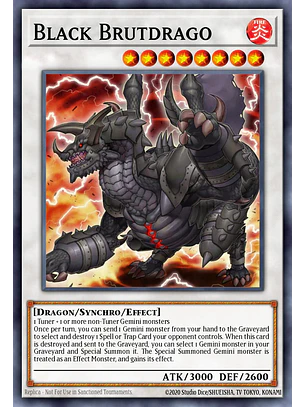 Black Brutdrago - BLGG-EN089 - Ultra Rare 1st Edition