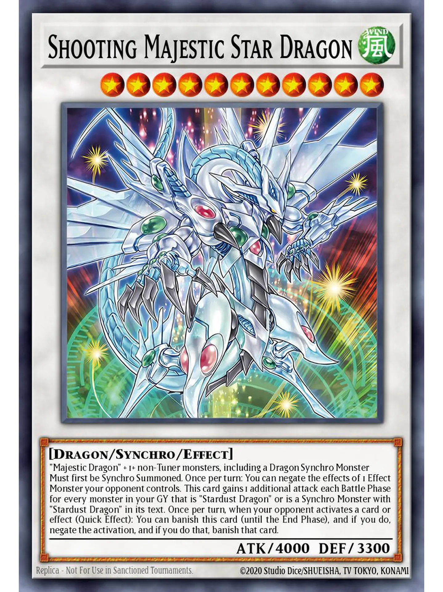 Shooting Majestic Star Dragon - BLGG-EN092 - Secret Rare 1st Edition 1