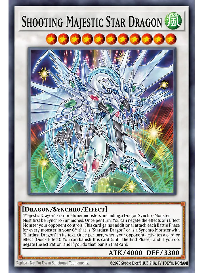 Shooting Majestic Star Dragon - BLGG-EN092 - Secret Rare 1st Edition 1