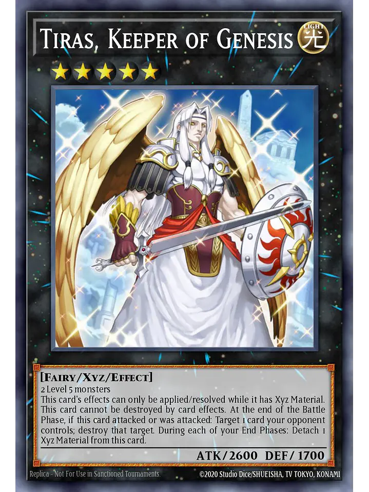 Tiras, Keeper of Genesis - BLGG-EN094 - Secret Rare 1st Edition 1
