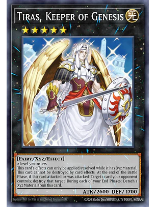 Tiras, Keeper of Genesis - BLGG-EN094 - Starlight Rare 1st Edition