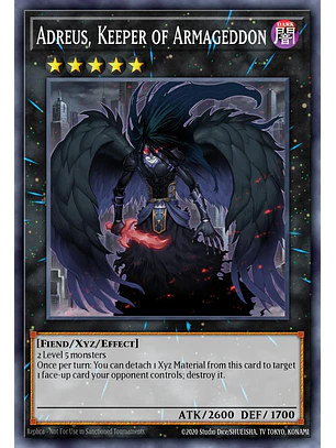 Adreus, Keeper of Armageddon - BLGG-EN096 - Ultra Rare 1st Edition