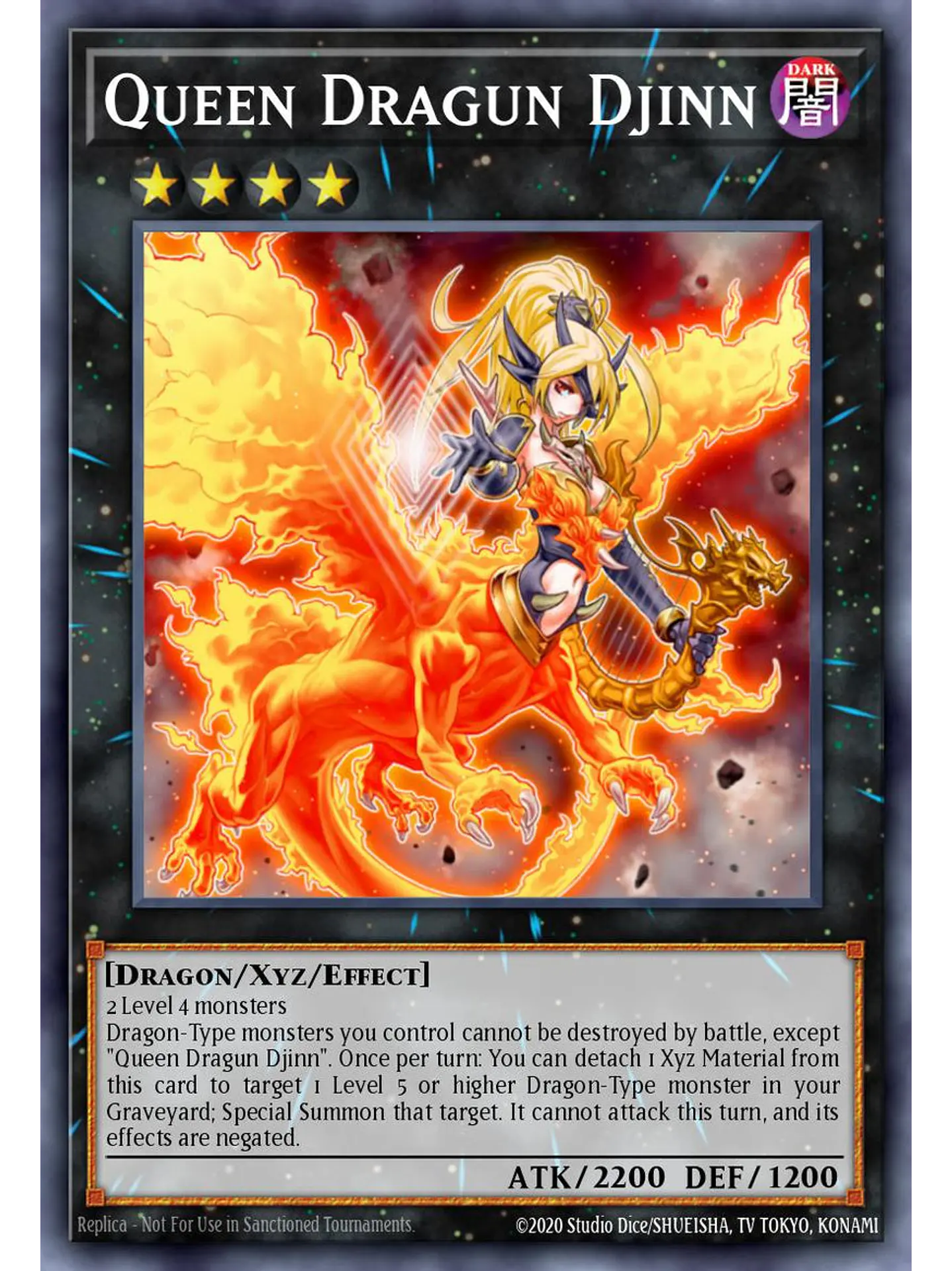 Queen Dragun Djinn - BLGG-EN097 - Secret Rare 1st Edition 1