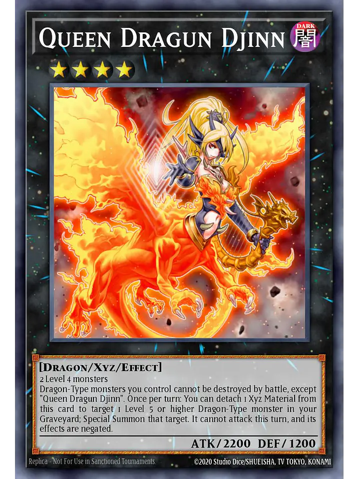 Queen Dragun Djinn - BLGG-EN097 - Secret Rare 1st Edition 1