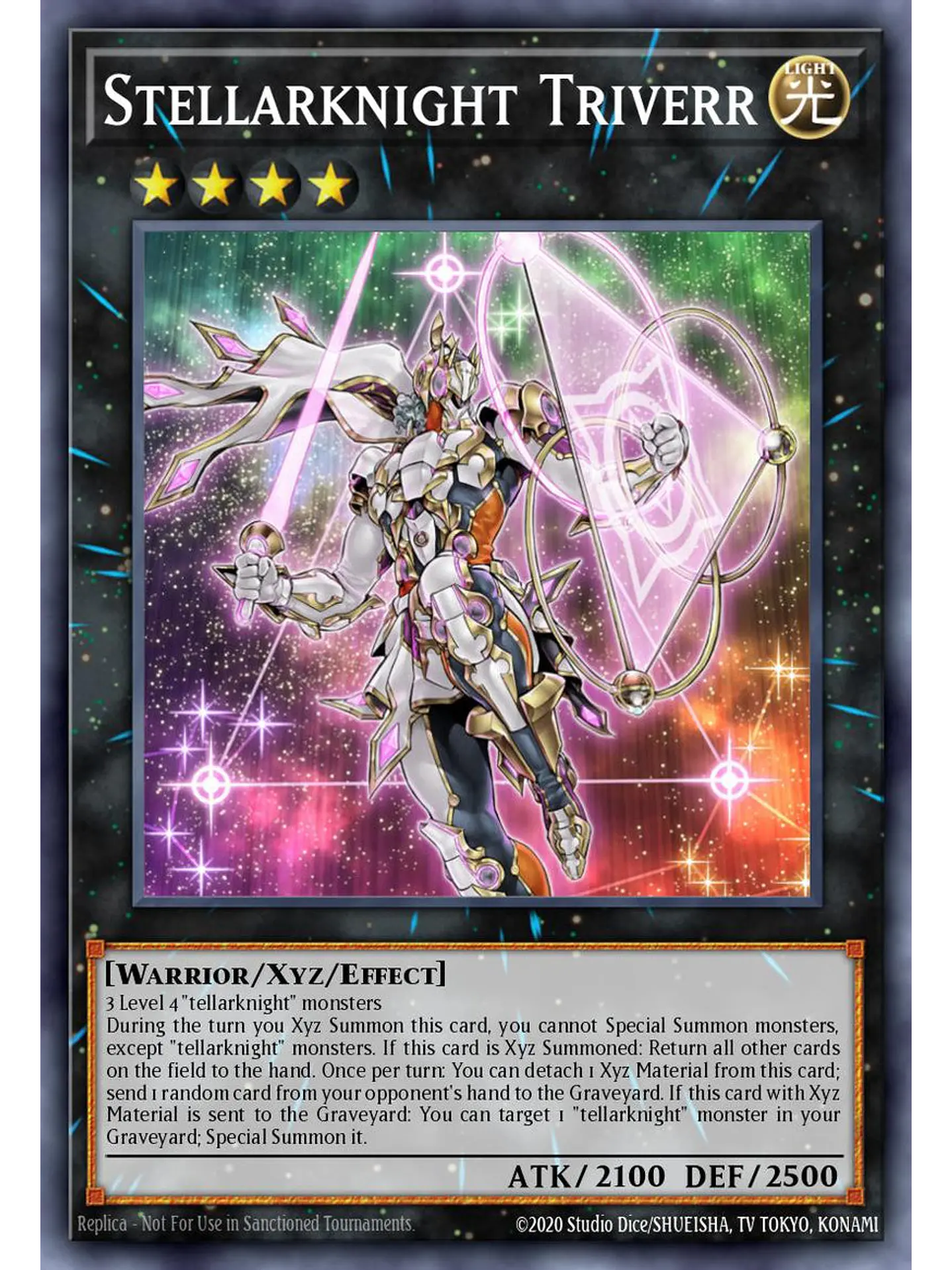 Stellarknight Triverr - BLGG-EN098 - Secret Rare 1st Edition 1