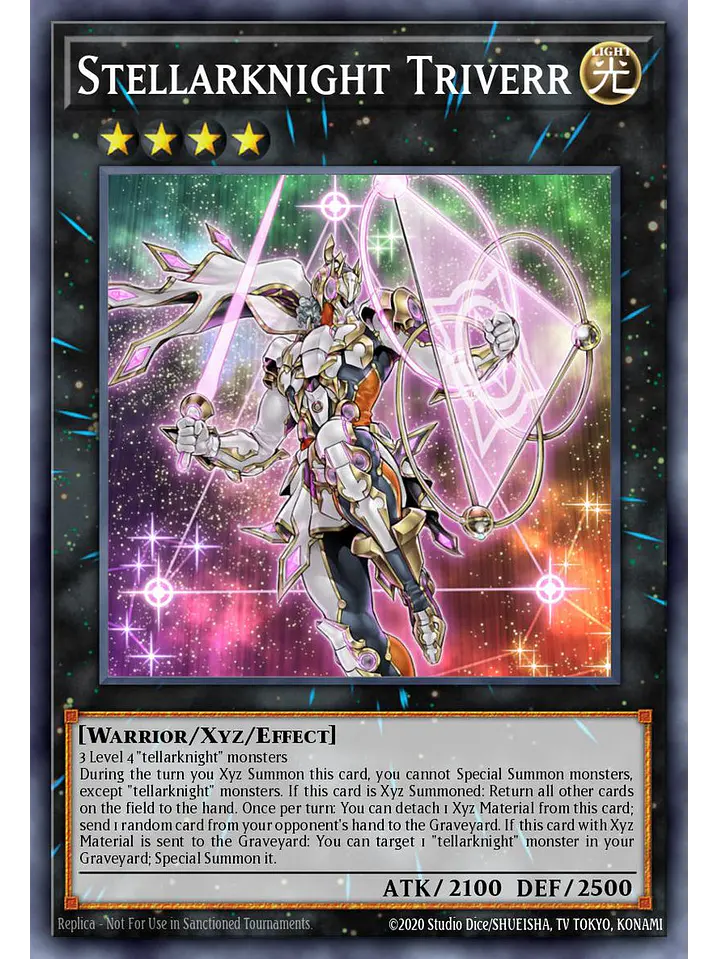 Stellarknight Triverr - BLGG-EN098 - Secret Rare 1st Edition 1