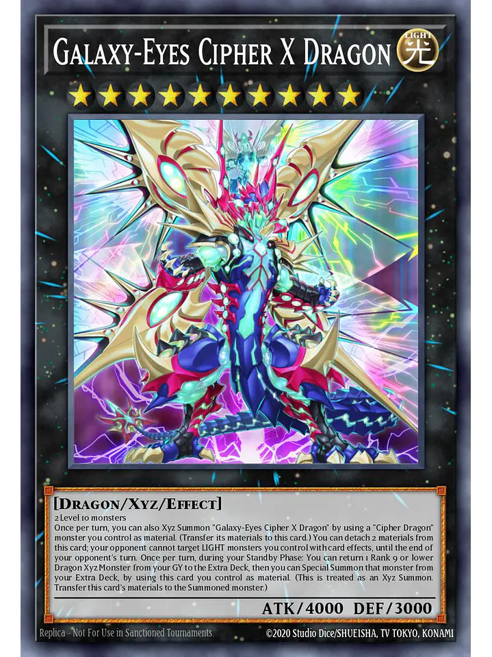 Galaxy-Eyes Cipher X Dragon - BLGG-EN101 - Secret Rare 1st Edition 1