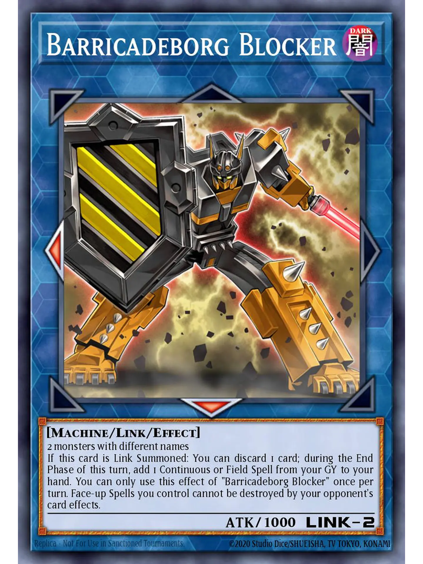Barricadeborg Blocker - BLGG-EN102 - Ultra Rare 1st Edition 1