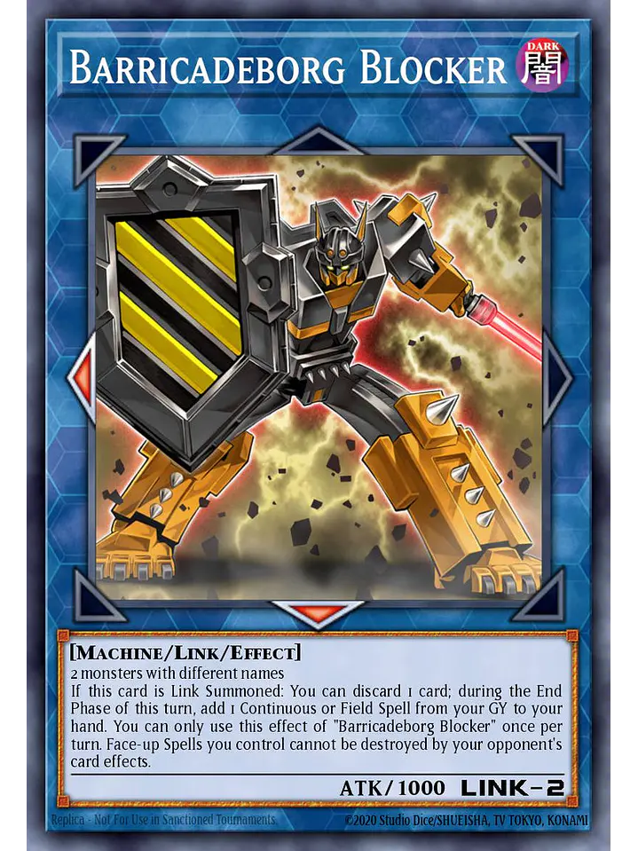 Barricadeborg Blocker - BLGG-EN102 - Ultra Rare 1st Edition 1