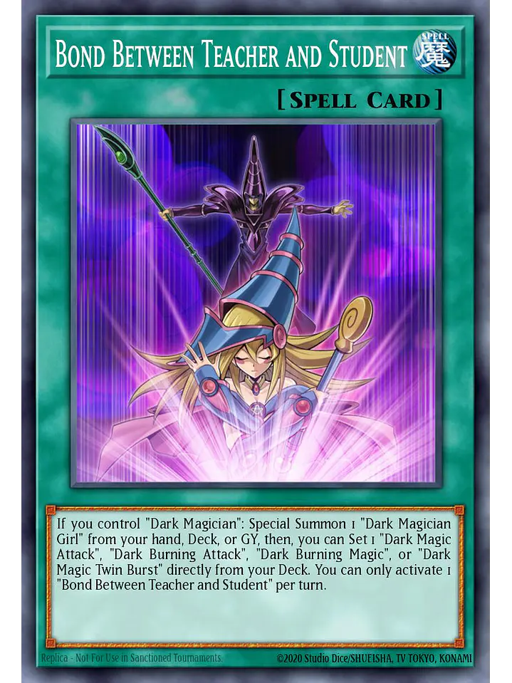 Bond Between Teacher and Student - BLGG-EN109 - Secret Rare 1st Edition 1