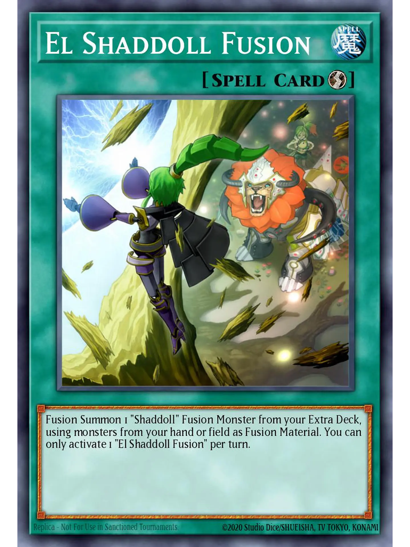 El Shaddoll Fusion - BLGG-EN112 - Secret Rare 1st Edition 1