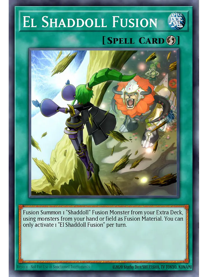 El Shaddoll Fusion - BLGG-EN112 - Secret Rare 1st Edition 1