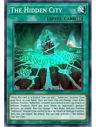The Hidden City - BLGG-EN115 - Ultra Rare 1st Edition