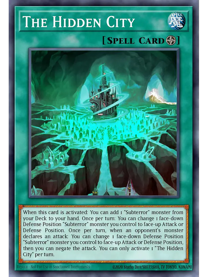 The Hidden City - BLGG-EN115 - Ultra Rare 1st Edition 1
