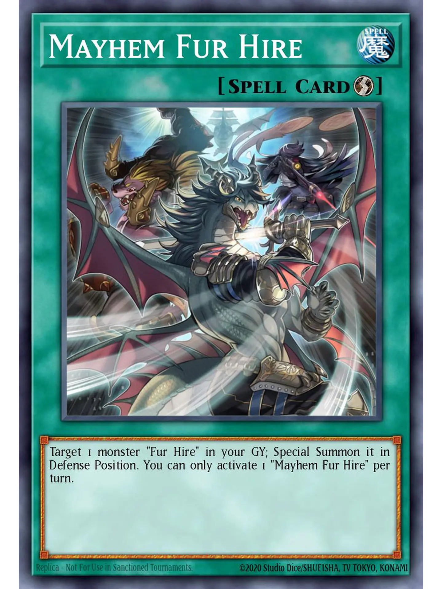 Mayhem Fur Hire - BLGG-EN116 - Ultra Rare 1st Edition 1