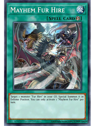 Mayhem Fur Hire - BLGG-EN116 - Ultra Rare 1st Edition