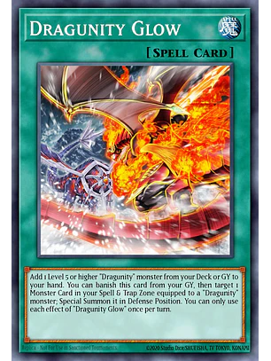 Dragunity Glow - BLGG-EN117 - Secret Rare 1st Edition