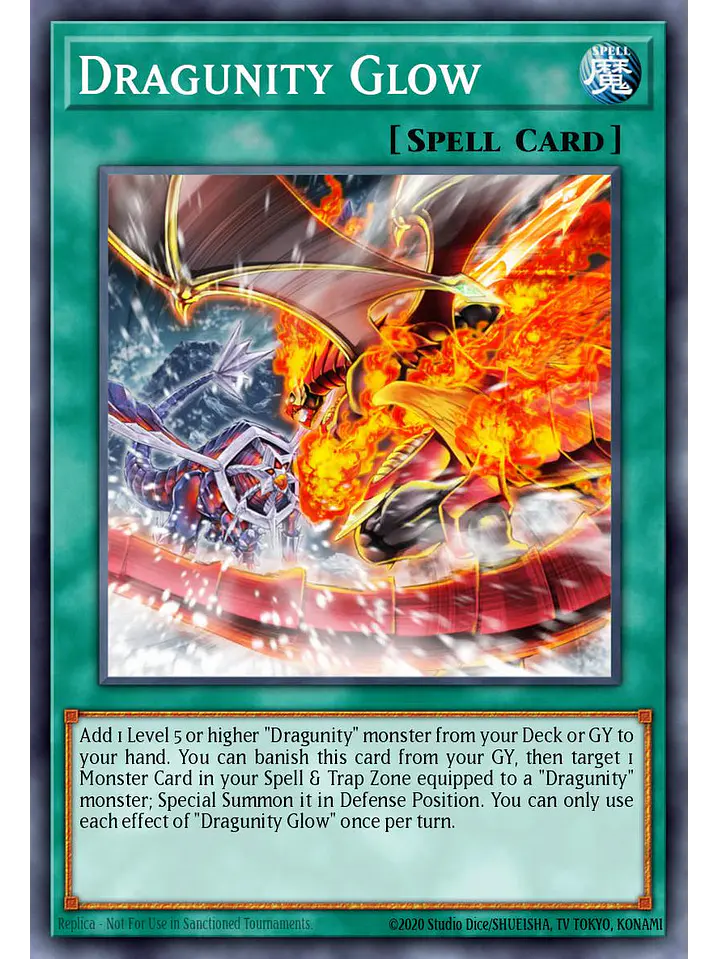 Dragunity Glow - BLGG-EN117 - Secret Rare 1st Edition 1