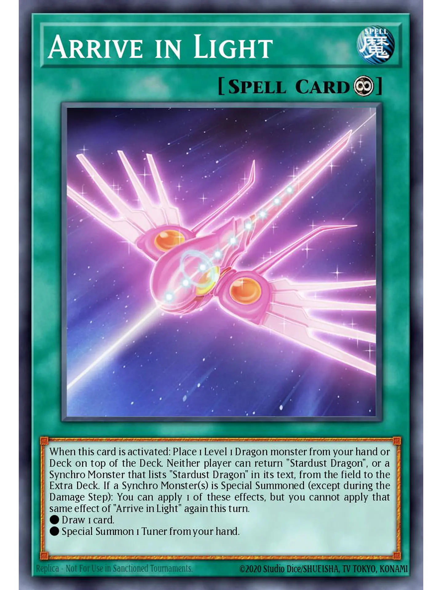 Arrive in Light - BLGG-EN119 - Ultra Rare 1st Edition 1