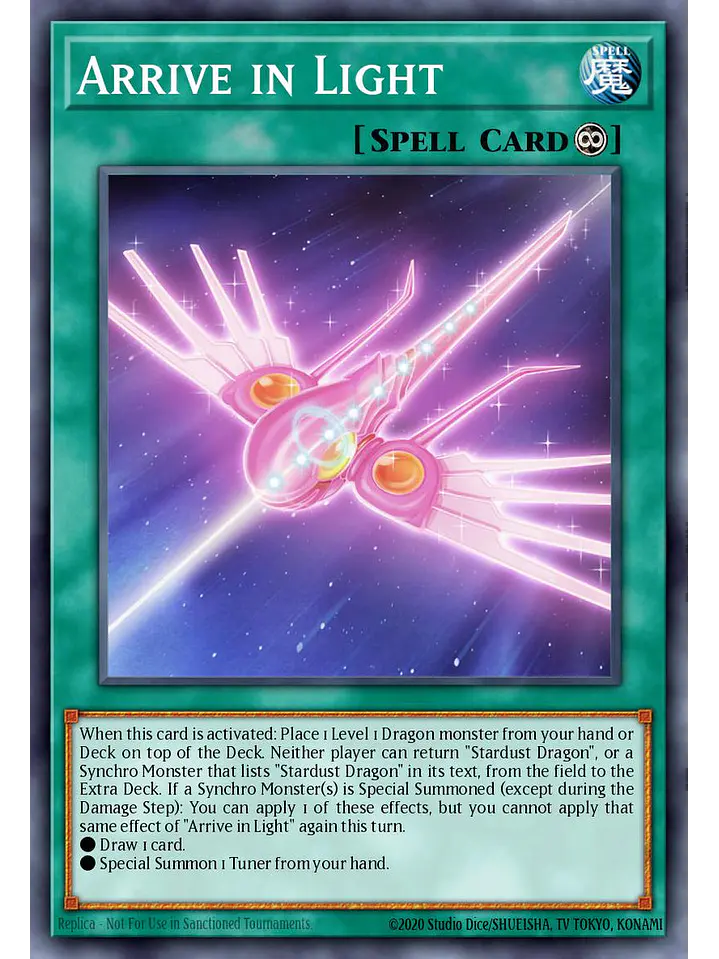 Arrive in Light - BLGG-EN119 - Ultra Rare 1st Edition 1