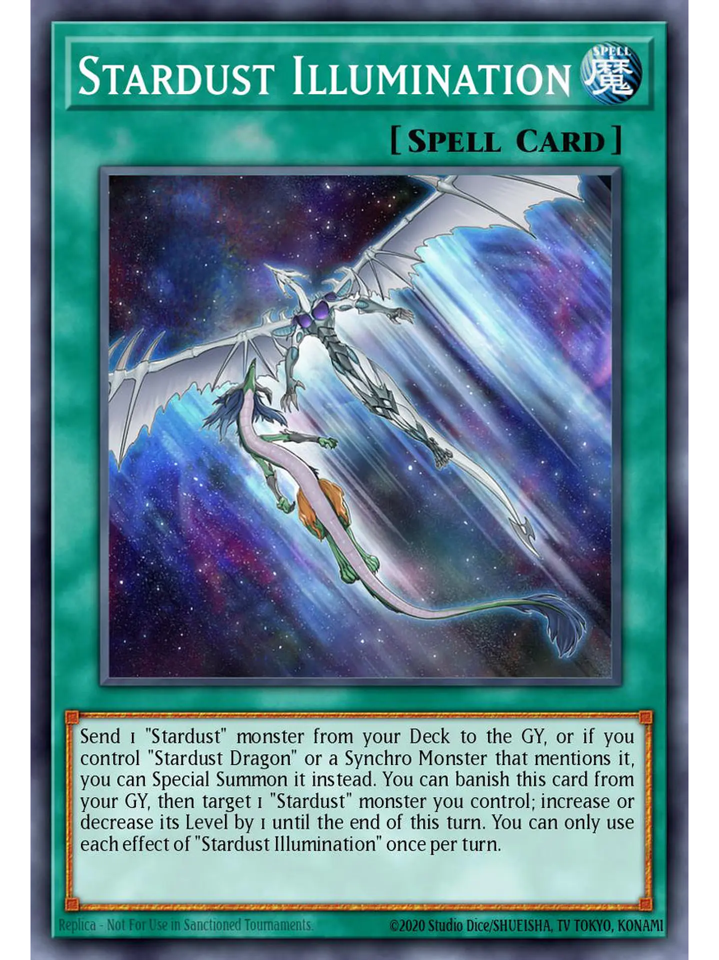 Stardust Illumination - BLGG-EN120 - Secret Rare 1st Edition 1