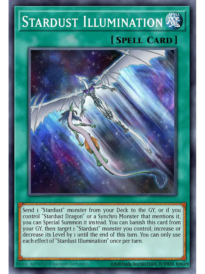 Stardust Illumination - BLGG-EN120 - Secret Rare 1st Edition 1