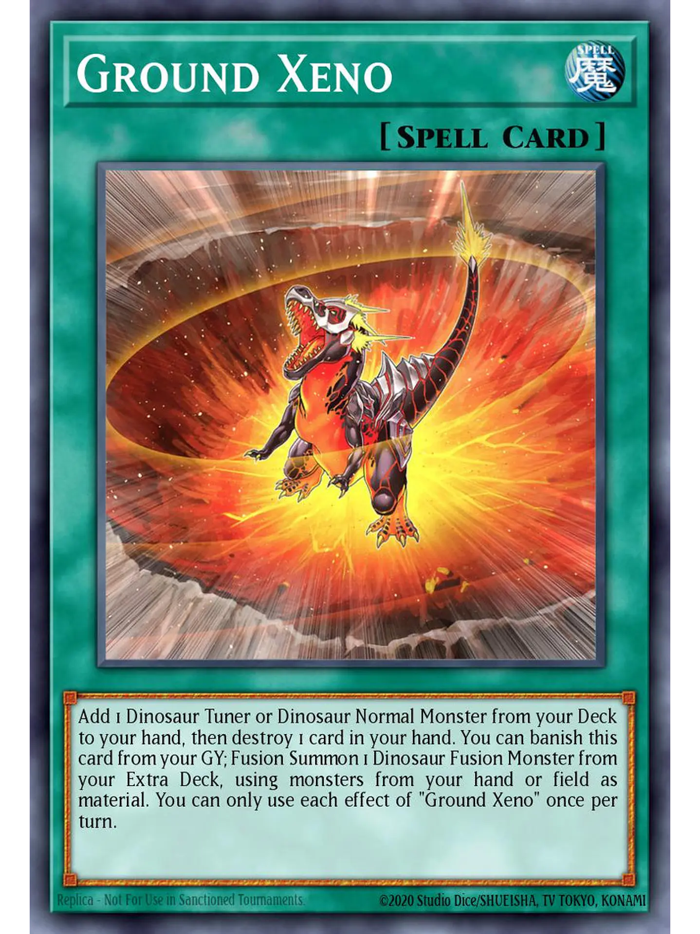 Ground Xeno - BLGG-EN123 - Secret Rare 1st Edition 1
