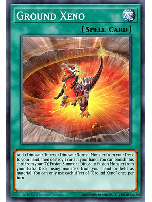 Ground Xeno - BLGG-EN123 - Secret Rare 1st Edition