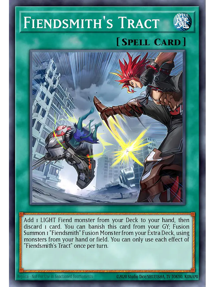 Fiendsmith's Tract - BLGG-EN125 - Ultra Rare 1st Edition 1